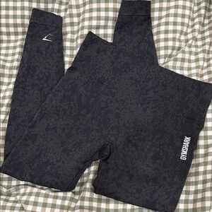 Gymshark Kids Floral Black Leggings